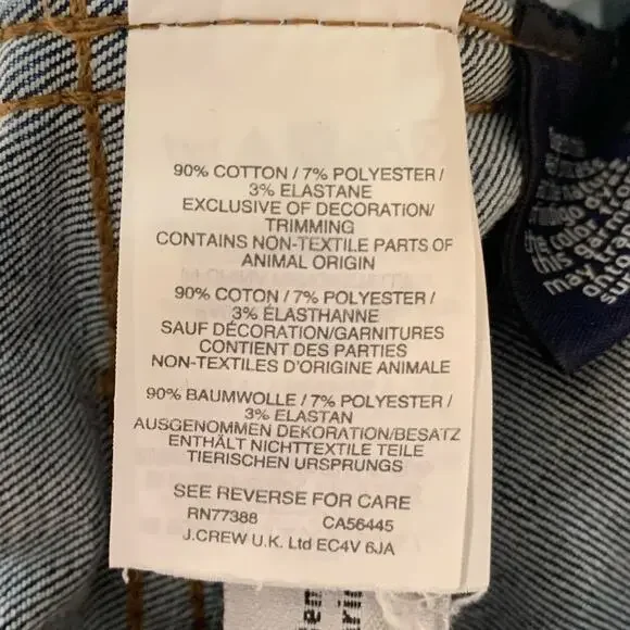 Madewell 10" High-Rise Skinny Button-Front Drop-Hem Women's Jeans  -  Size:  26 - Picture 13 of 16